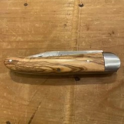 Au Sabot 10cm Alsacien Pocket Knife Carbon Steel Olive
