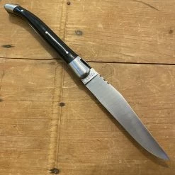 Au Sabot 12cm Laguiole Stainless Steel 2 Stainless Bolsters Pocket Knife Horn