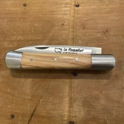 Au Sabot 10.5cm Roquefort Stainless Pocket Knife Double Bolster Olive