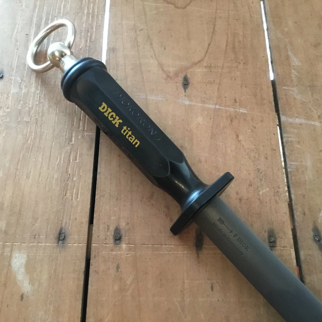 F. Dick Titan Oval Honing Steel - Extra Aggressive - 12"