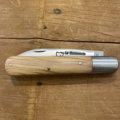 Au Sabot 10.5cm Garonnais Pocket Knife Stainless Steel Olive