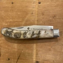 Au Sabot 12cm U Montagnolu Stainless Pocket Knife Ram Horn