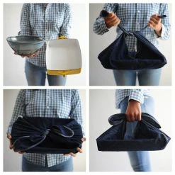 Millie | Lottie - Heirloom Food Wrap In Denim - Large Totes | Bags