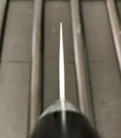 Hitohira Imojiya Kuma 200mm Gyuto Aogami 2 Nashiji Tsuchime Western Handle