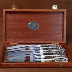 Fontenille Pataud 'Laguiole Steak' - Stag - Set Of 6