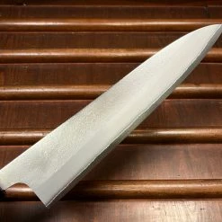 H&K Yoshikane 240mm Gyuto Shirogami 2 Nashiji Teak Handle