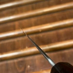 Wakui 240mm Gyuto Shirogami 2 Suminagashi Chestnut