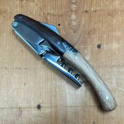 Legnoart Italian Sommelier Corkscrew / Wine Bottle Opener - Oak / Wenge Handle