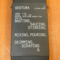 Gabriel Rudolph Gestura 9” 00 Stainless Steel Slotted Spoon