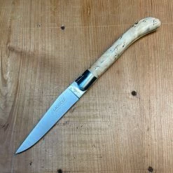 Fontenille Pataud 'Laguiole Le Pocket' 10cm - Curly Birch Lockback