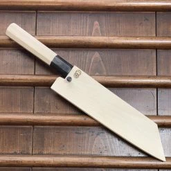 Sakai Kikumori'Kikuzuki Uzu' 180mm Kiritsuke Santoku - Aogami 1 - W/ Saya