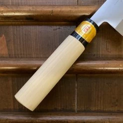 Maruyoshi Takehiro 180mm Nakiri Iron & SK Carbon Tool Steel PC Poplar