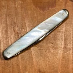 Bernal Cutlery Challenge Cutlery Co 3 1/16” Pen Knife Pearl 1899-1928 The Vault