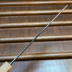 Fukui Hado Sumi 165mm Nakiri Shirogami #2 Kurouchi Finish - Burnt Oak