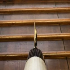 Hitohira Togashi LEFTY 150mm Deba Shirogami 1 Tachi Ho Wood W/ Saya