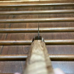 H&K Myojin Riki Sesakusho Myojin Naohito 180mm Gyuto SG2 Stainless Kasumi Teak