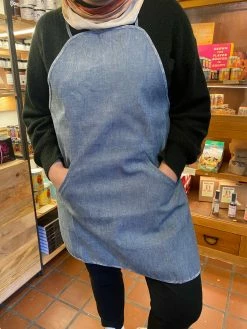 Millie | Lottie - Alice Apron In Chambray Aprons | Towels
