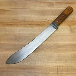 Bernal Cutlery Unmarked 10” Bullnose Scimitar Carbon Steel USA 1930’s-50’s