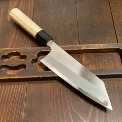 Hitohira Togashi 180mm Bunka Stainless Clad Shirogami 1 Ho Handle