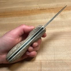 Alma Knife Co. Carolina Shucker - Hemp | White Resin