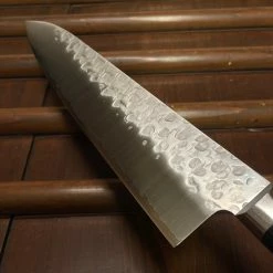 Hitohira T10 210mm Gyuto Tsuchime Pakka Handle