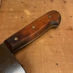 Bernal Cutlery Harold Leonard & Co 9” Cleaver Carbon Steel Italy 1950’s/60’s?