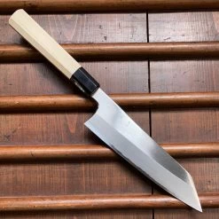 Hitohira Togashi 210mm Kiritsuke Gyuto Stainless Clad Shirogami 1 Ho Handle