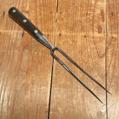 Bernal Cutlery Sabatier Trumpet / Ancien Maison 6” Bayonet Fork Stainless Walnut France 1950’s The Vault