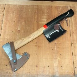 Adler - Canoe Axe In Red + Black W/ Sheath