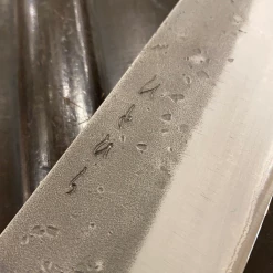 Hitohira TD 210mm Gyuto Stainless Clad Aogami 2 Nashiji Western