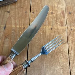 Bernal Cutlery Herman Hahn Solingen Set Of 6 Ea Table Knives And Forks Stainless The Vault