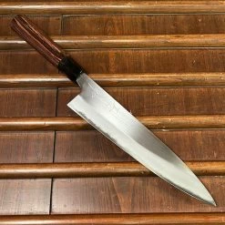 H&K Mazaki 240mm Gyuto Shirogami 2 Migaki Finish Wenge
