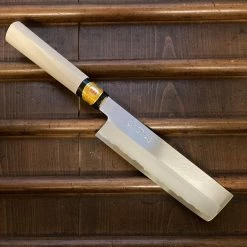 Maruyoshi Takehiro 180mm Usuba Iron & SK Carbon Tool Steel PC Poplar