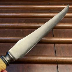 Bernal Cutlery L F & C Aetna Works Carving Set Molded Celluloid & Carbon Steel