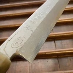 Hitohira Tanaka Manzo 300mm Yanagi Aogami 1 Damascus Ebony W/ Saya