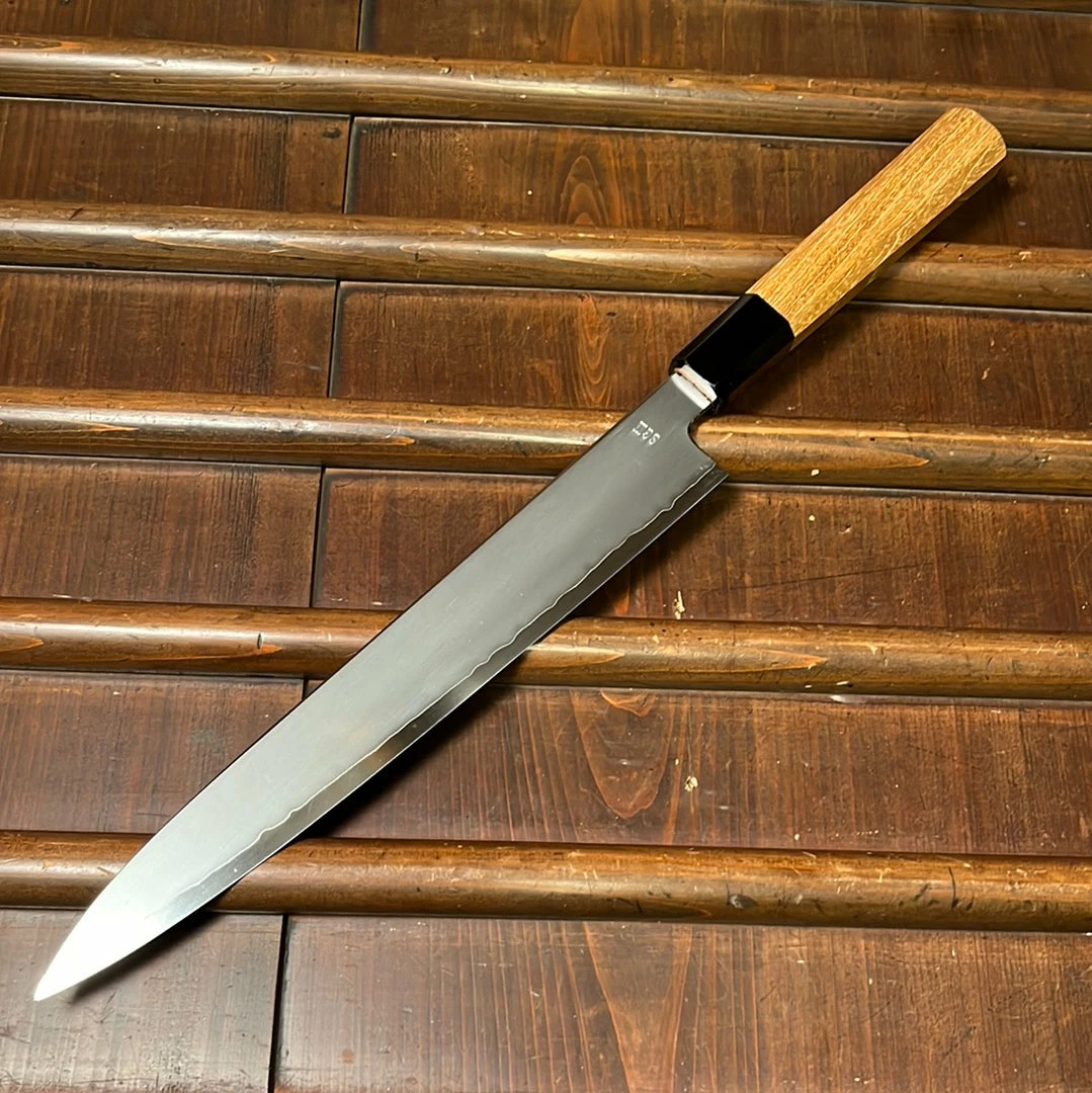 H&K Myojin Naohito 255mm Sujihiki SG2 Stainless Kasumi Teak