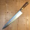 Bernal Cutlery American Nogent Style 12" Chef Forged Carbon Steel Antler Re-Handle