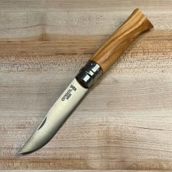 Opinel No.08 Stainless Steel Folding Knife - 3 Woods Series