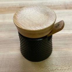 Peugeot Bali Black Cast-Iron Pepper Mill And Its Salt Cellar Kitchen Tools