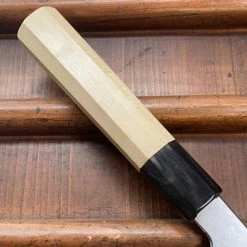 Sakai Kikumori / Bernal Cutlery'Sori' 225mm Kiritsuke Gyuto - Aogami 1 Suminagashi