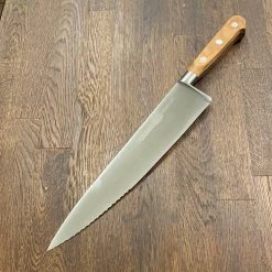 K Sabatier / Tartine / Bernal 10" Chef With Serrated Tip Carbon Steel