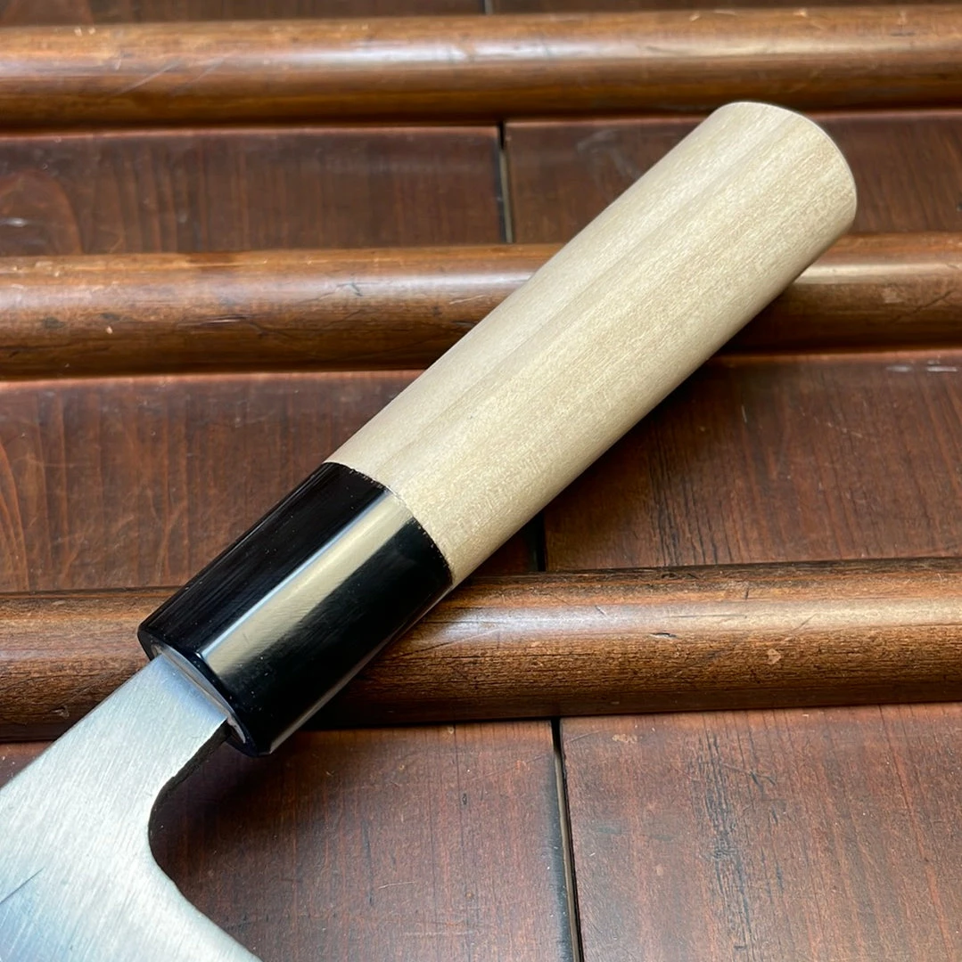 Hitohira Gorobei 165mm Deba LEFTY Aogami 2 Ho Wood