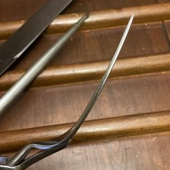 Bernal Cutlery American Cutlery Co 3pc Carving Set Carbon Steel Stag C1900-1920 The Vault