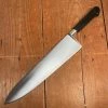Second Quality K Sabatier New Old Stock Nogent / Cuisine Massive 11" Chef Carbon Steel Ebony Handle