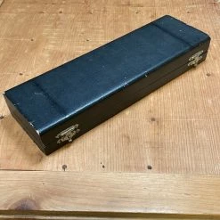 Bernal Cutlery Fork Set In Box Chromed Carbon Steel & Horn Germany Pickles? Hors D'ourve ? 1950s?