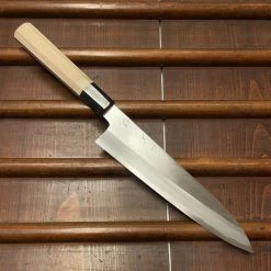 Hitohira Kikuchiyo Ren 210mm Gyuto Aogami 2 Ho Wood