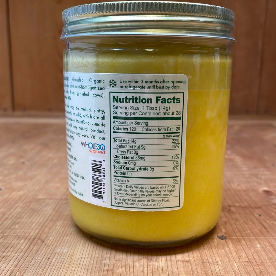 Pure Indian Foods Original Ghee, Grassfed And Certified Organic - 14 Oz Pantry