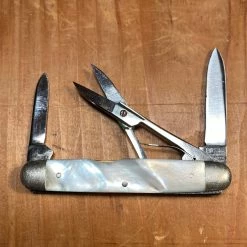 Bernal Cutlery Geo Wostenholm IXL 3” Pen Knife Stainless Pearl 1930-71 The Vault