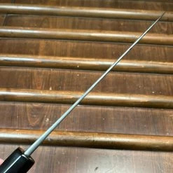 Wakui 180mm Santoku V2 Carbon Kurouchi Nashiji Ho Octagonal