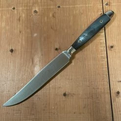 Eichenlaub Forged Tableware - Steak Knife Table Length- Horn Polished - Set Of 6 Eichenlaub Tableware